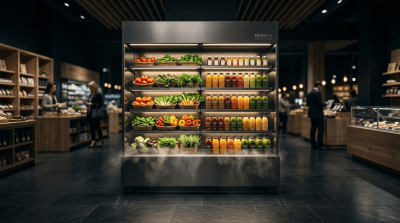 یخچال ایستاده روباز پرده هوا : NISUS 4