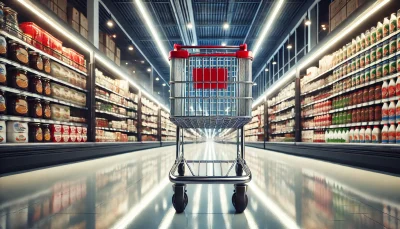 ترولی خرید فروشگاهی برای فروشگاهان