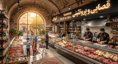 طراحی و تجهیز فروشگاه پروتئینی شیراز
