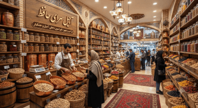 طراحی و تجهیز آجیل و خشکبار فروشی شیراز