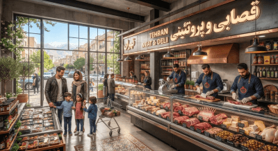 طراحی و تجهیز فروشگاه پروتئینی شیراز